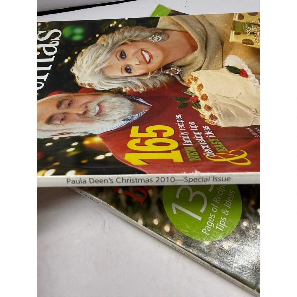 Paula Deen Christmas & Holiday Baking Magazines 2008 2010 Special Collector Lot